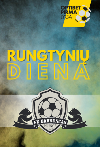 LFF taurės rungtynės - FK Babrungas su FK Banga