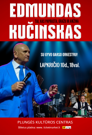 Edmundas Kučinskas su gyvo garso orkestru