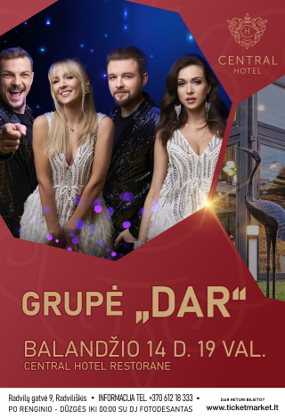 Muzikinis vakaras. Grupė DAR