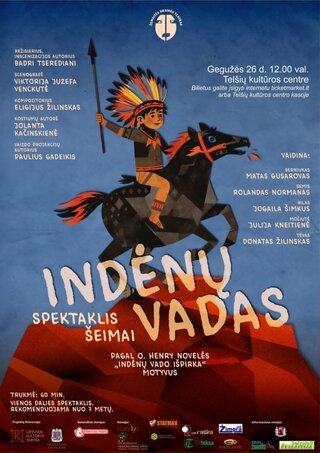 PREMJERA | Spektaklis šeimai „Indėnų vadas“