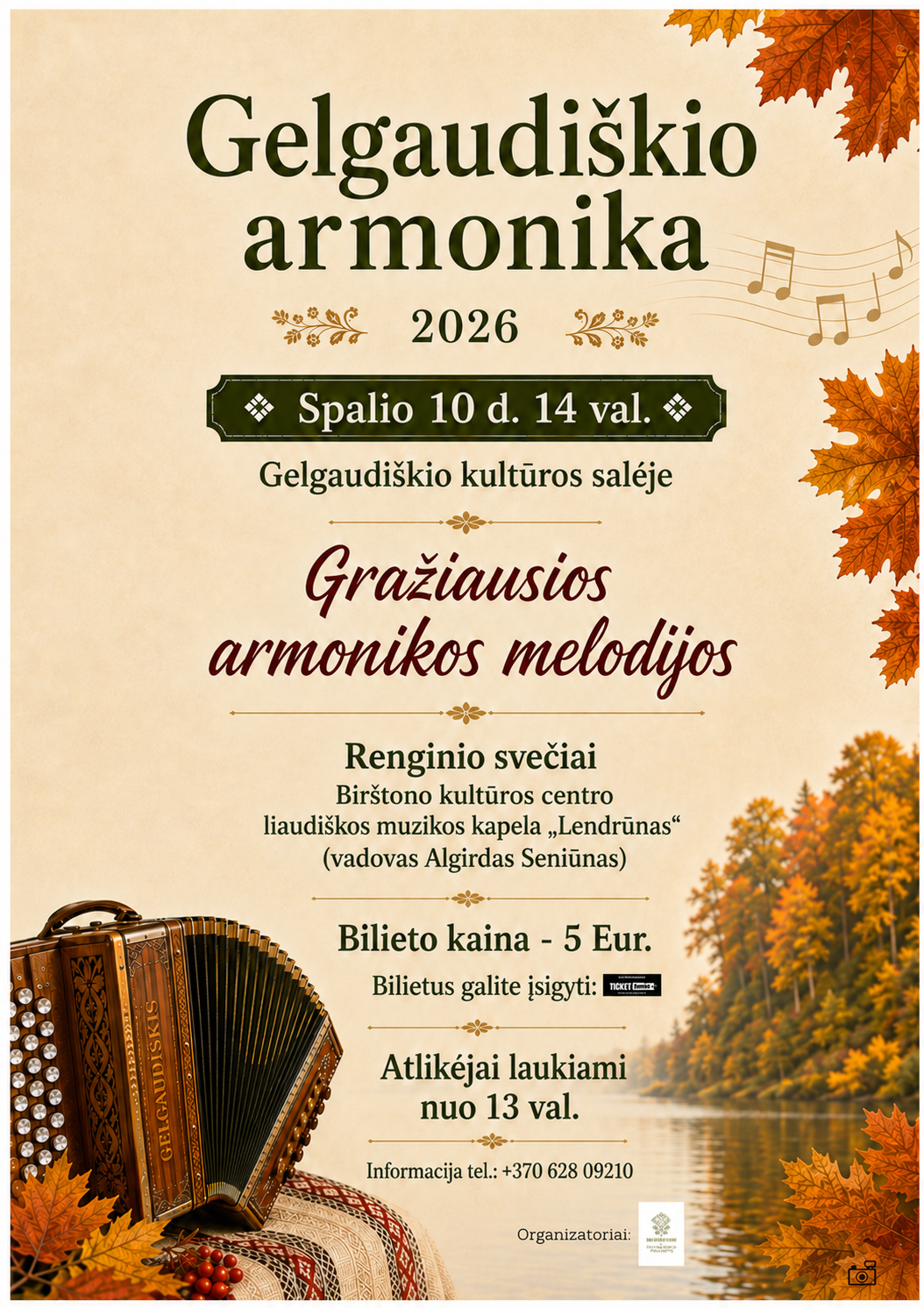 Koncertas „Gelgaudiškio armonika 2026“