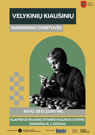 Velykinių kiaušinių marginimo dirbtuvės