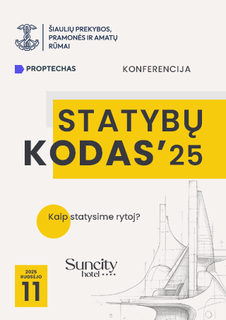 Konferencija „Statybų kodas 2025: kaip statysime rytoj?“