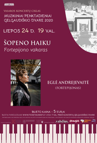 Muzikiniai penktadieniai Gelgaudiškio dvare 2020