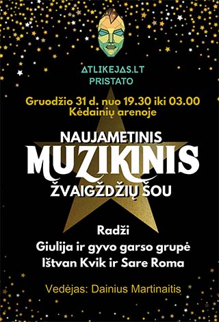 NAUJAMETINIS MUZIKINIS ŽVAIGŽDŽIŲ ŠOU