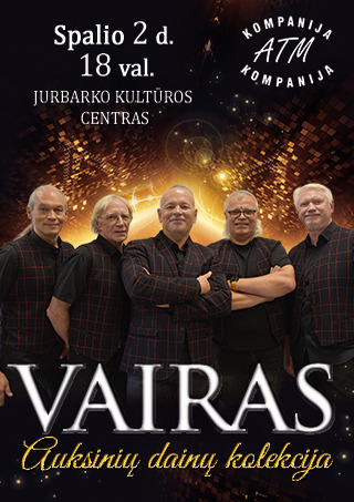 Grupė VAIRAS. Auksinių dainų kolekcija