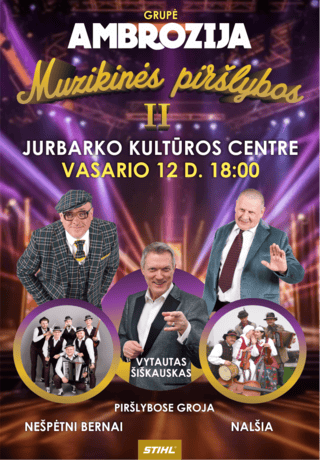 Grupė AMBROZIJA. MUZIKINĖS PIRŠLYBOS 2