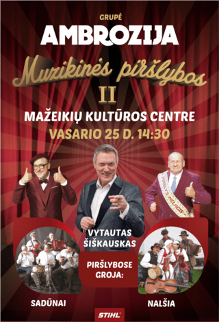 Grupė AMBROZIJA. MUZIKINĖS PIRŠLYBOS