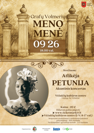 Grafų Volmerių meno menė. Svečiuose: Petunija