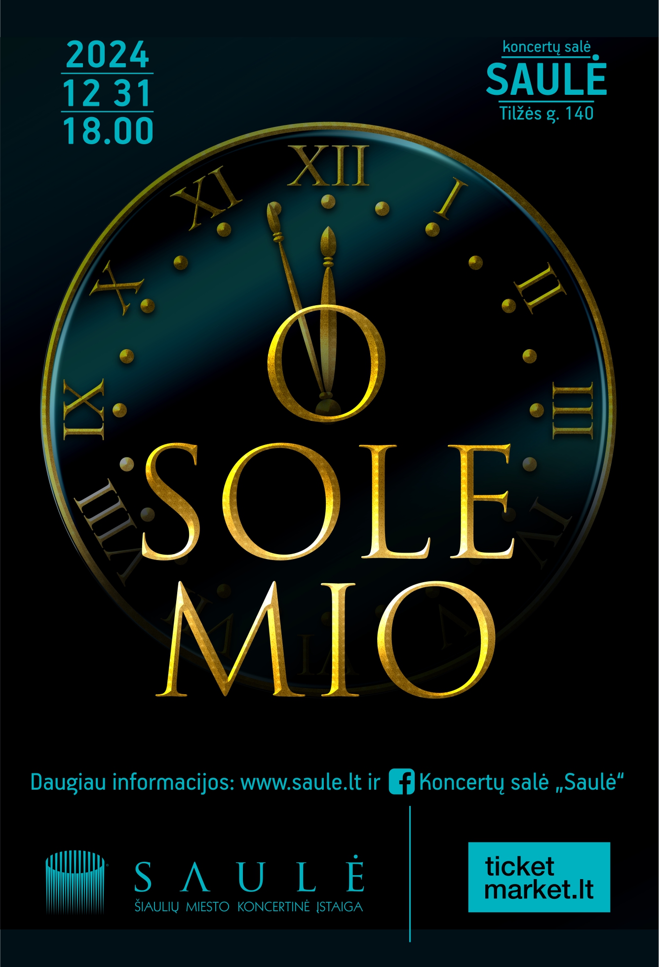 Naujametinis GALA koncertas „O SOLE MIO“