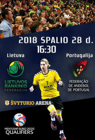 Europos rankinio čempionatas: Lietuva-Portugalija