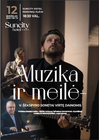 Muzika ir meilė – V. Šekspyro sonetai virtę dainomis I Restoranas Gama