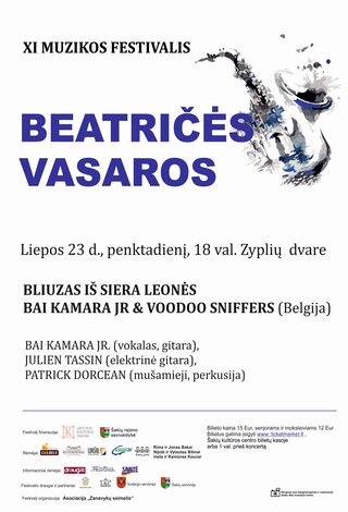 XI muzikos festivalis “Beatričės vasaros” BLIUZAS IŠ SIERA LEONĖS