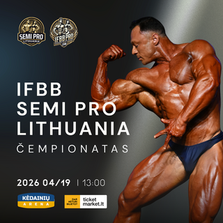IFBB SEMI PRO LITHUANIA čempionatas