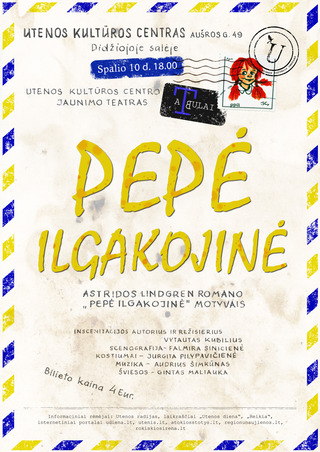 Spektaklis „Pepė Ilgakojinė“