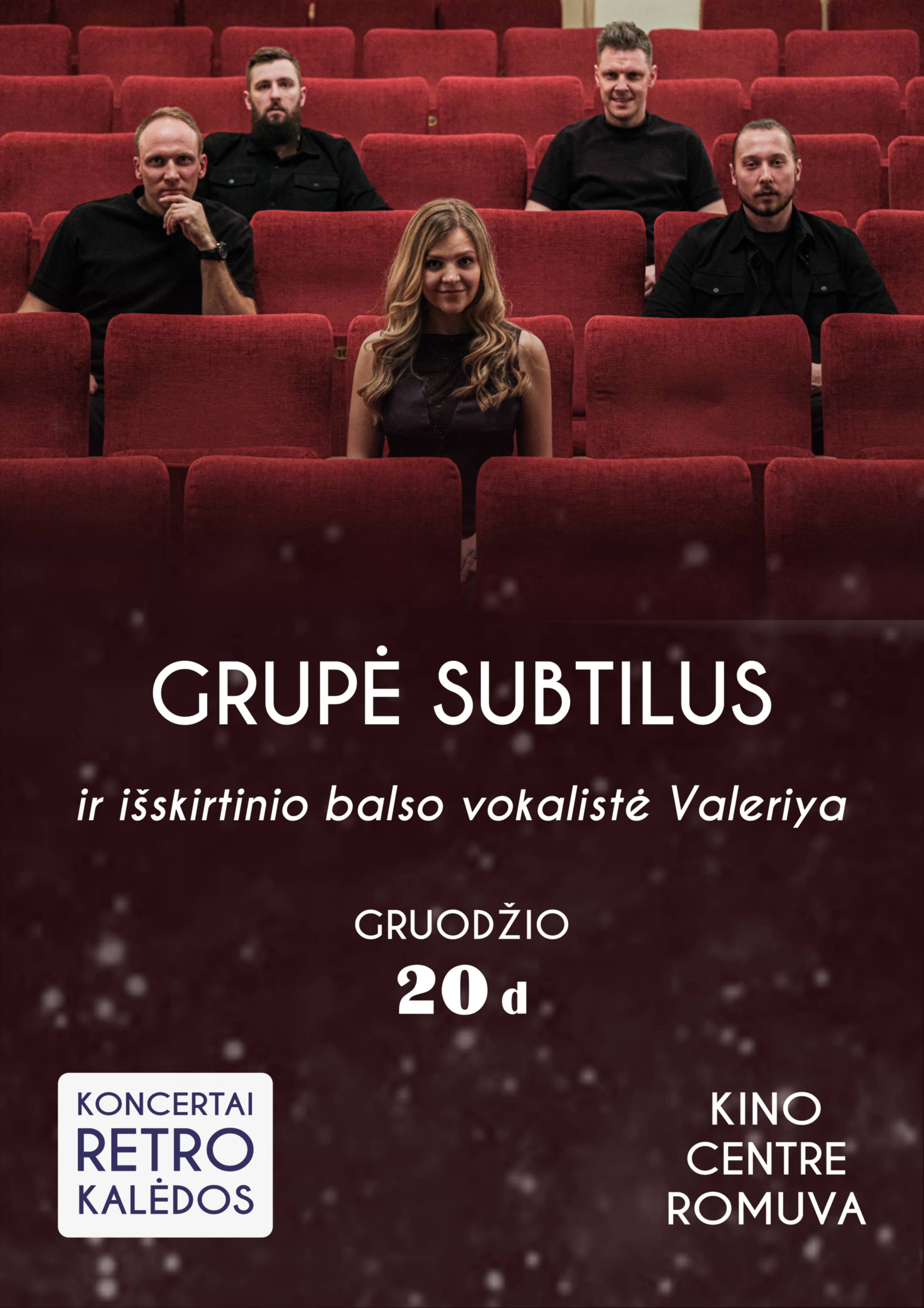 Kalėdinis koncertas su SUBTÌLUS ir vokalistė Valeriya