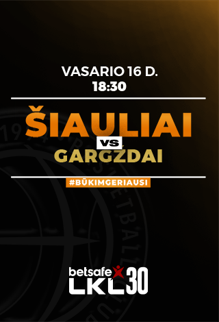 KK Šiauliai - BC Gargždai