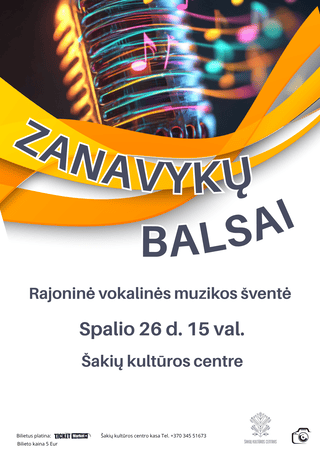 Rajoninė vokalinės muzikos šventė „Zanavykų balsai“