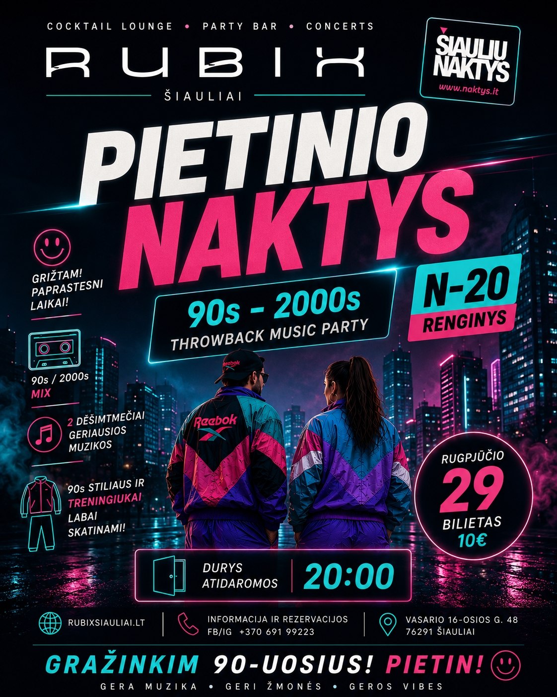 PIETINIO NAKTYS | RUBIX