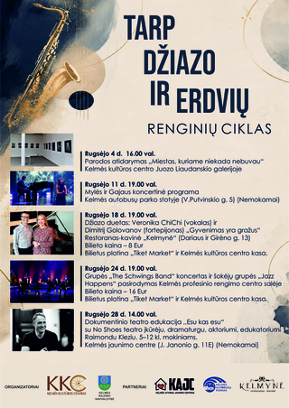 Grupės „The Schwings Band“ koncertas ir šokėjų grupės „Jazz Happens“ pasirodymas