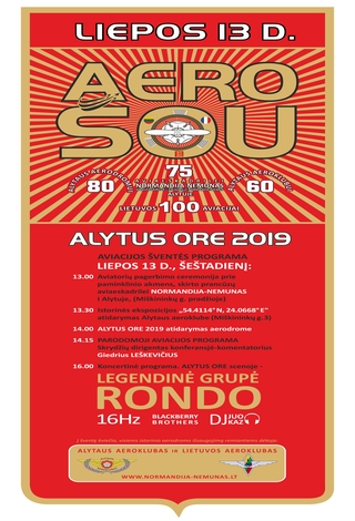 ALYTUS ORE: aerošou su legendine RONDO grupe