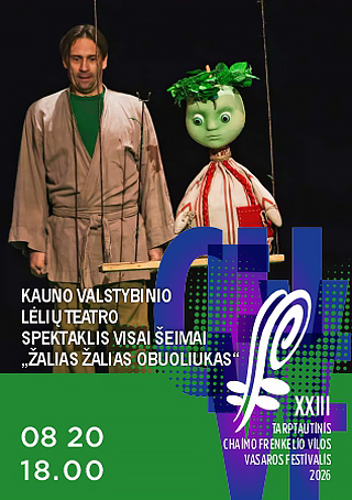 Kauno valstybinio lėlių teatro spektaklis visai šeimai „Žalias žalias obuoliukas“