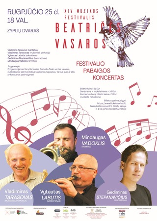 Muzikos festivalis „Beatričės vasaros“. Vladimiro Tarasovo kvartetas