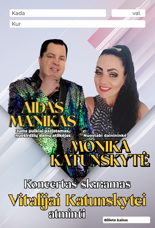 Aidas Manikas ir Monika Katunskytė 