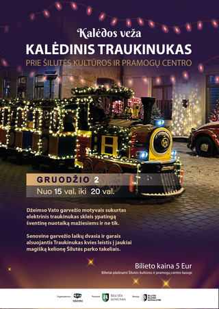 KALĖDOS VEŽA. Kalėdinis traukinukas