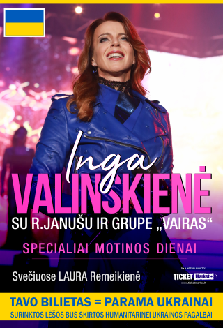 Motinos dienos koncertas | Inga Valinskienė su R.Janušu ir grupe VAIRAS