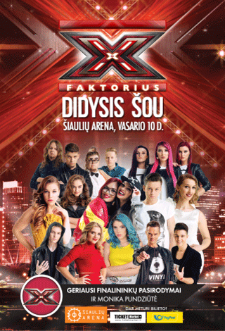 DIDYSIS X FAKTORIAUS ŠOU
