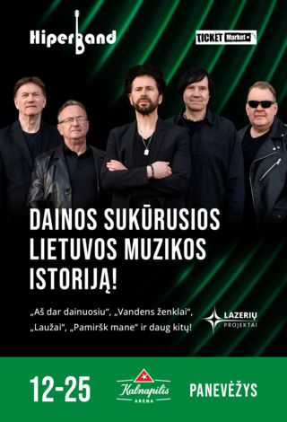 KALĖDOS SU HIPERBAND! – LEGENDINĖS DAINOS IR LAZERIŲ ŠOU!