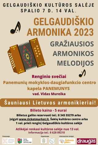 Koncertas „Gražiausios armonikos melodijos“