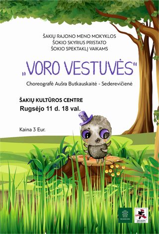 Šakių rajono meno mokyklos šokio spektaklis vaikams 