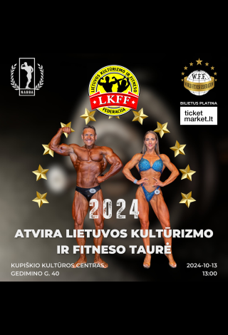 Atvira Lietuvos kultūrizmo ir fitneso taurė 2024