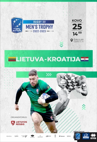 Europos regbio čempionato varžybos: Lietuva - Kroatija