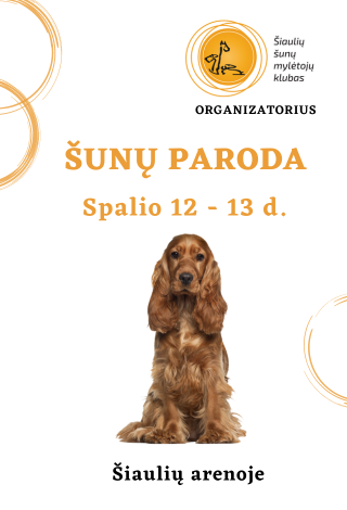 „Šunų paroda“ | Pirma diena