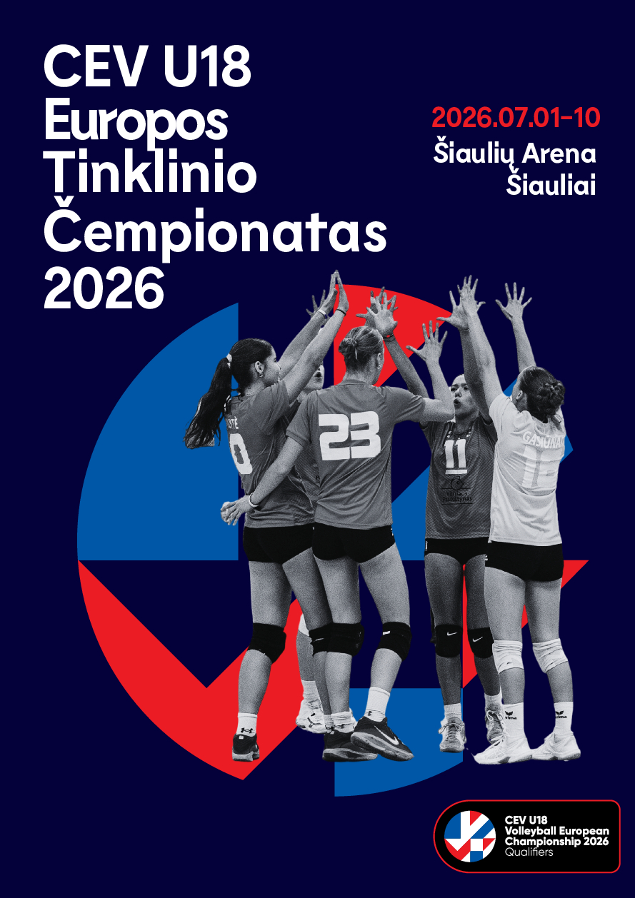 CEV U-18 Merginų salės tinklinio čempionato finalai | Prancūzija – Lietuva 17:30
