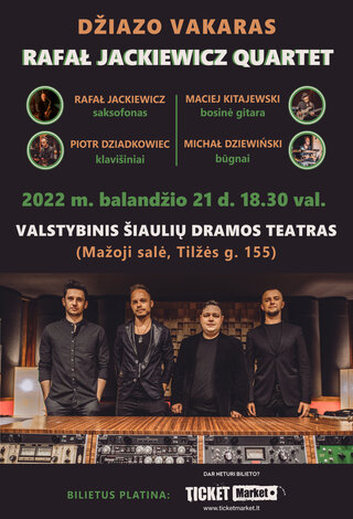 Džiazo vakaras – Rafał Jackiewicz Quartet
