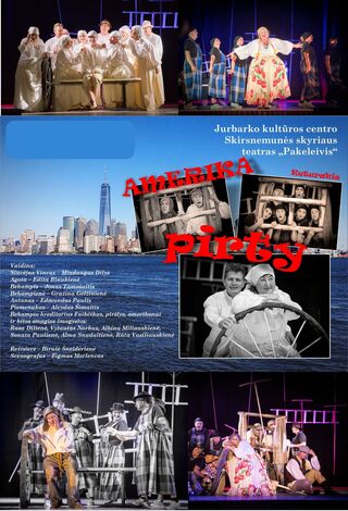 Spalio 14 d. 17.00 val. Tarptautinio teatrų festivalio „Theater cluster“ spektaklis „Amerika pirtyje“ (Lietuva)