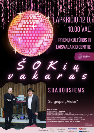 Šokių vakaras suaugusiems