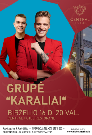 Muzikinis vakaras. Grupė KARALIAI