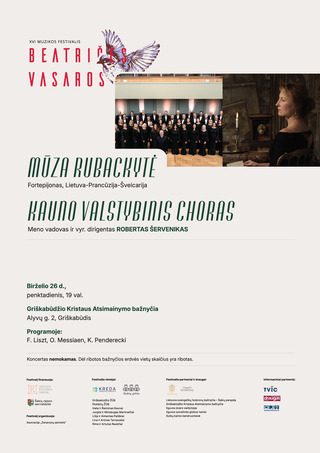 Beatričės vasaros festivalis | Mūza Rubackytė | Kauno Valstybinis choras