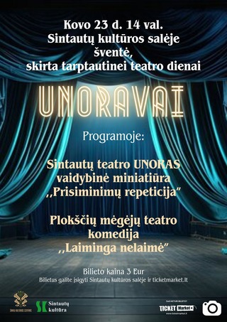 Šventė, skirta tarptautinei teatro dienai „Unoravai“