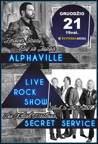 LIVE ROCK SHOW: Alphaville, Secret Service