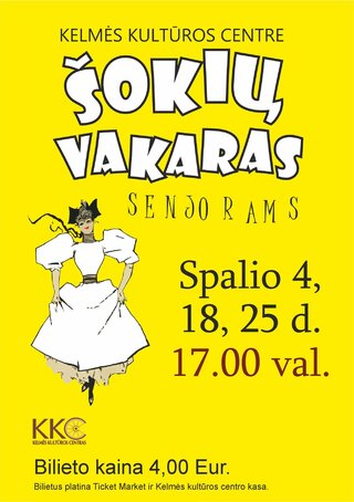 Šokių vakaras senjorams