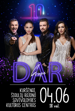 Jubiliejinis koncertas! Grupei DAR 10 metų!