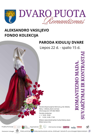 Paroda ROMANTIZMO MADA. SUVARŽYMAI IR KONTRASTAI iš mados istoriko Aleksandro Vasiljevo fondo kolekcijos