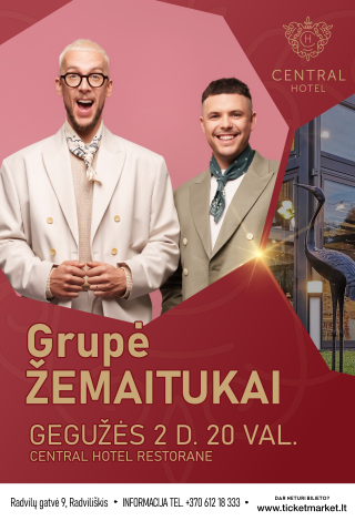 Muzikinis vakaras. Grupė ŽEMAITUKAI