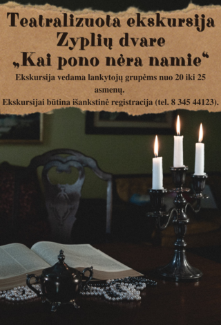 Teatralizuota ekskursija Zyplių dvare 